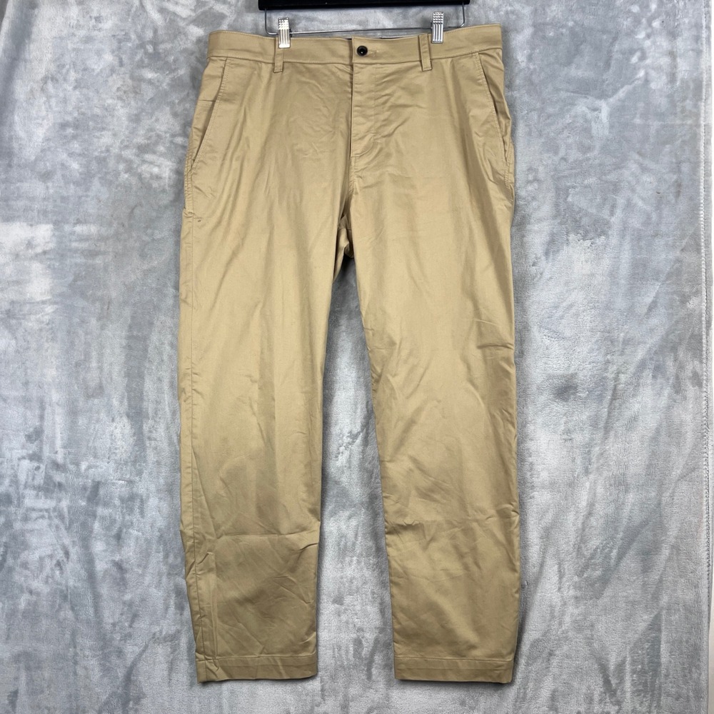 Nike Dri-FIT Chino Pants Mens‎ 36x27 Khaki Tan Golf Performance Trousers